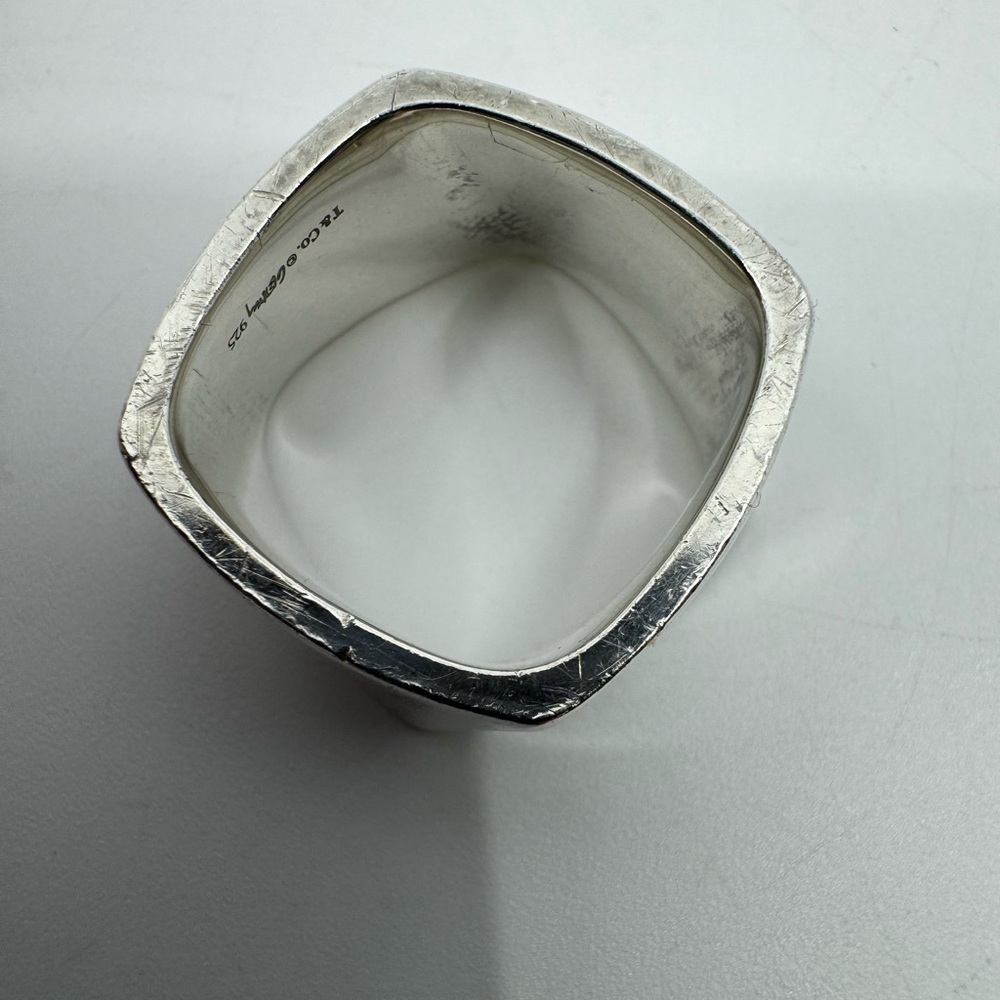 Tiffany Frank Gehry Torque square ring. - Picture 6 of 6